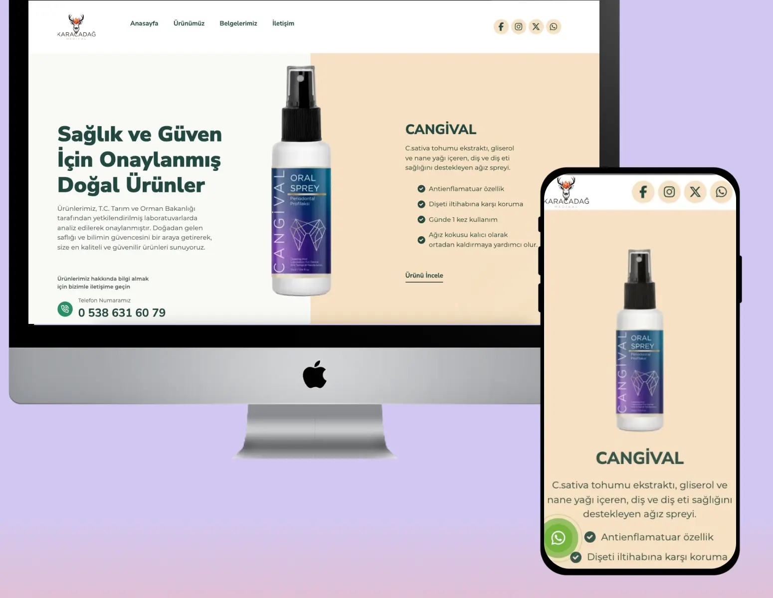 Medikal Firmaya Özel Web Sitesi